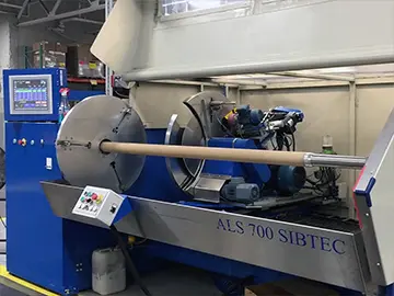 Lathe Slitter Used to Slit Adhesive Substrates